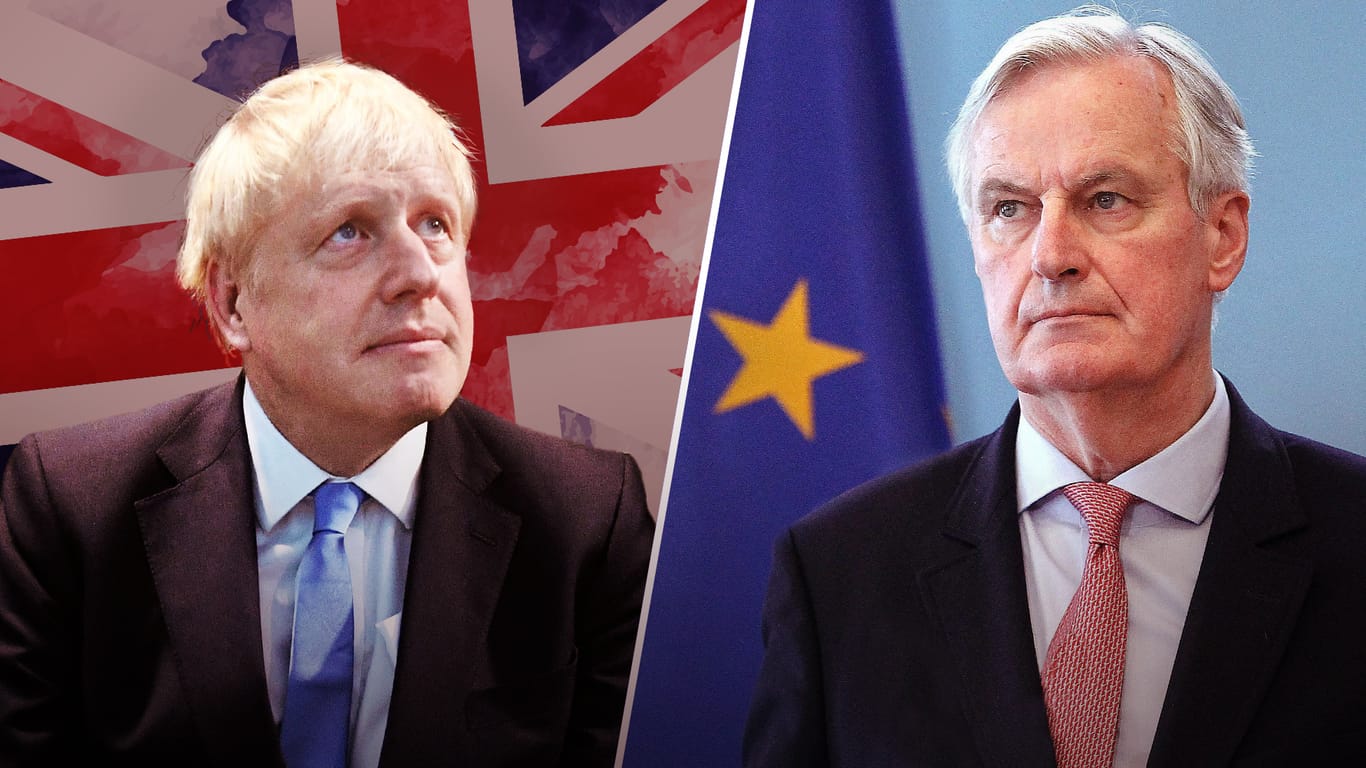 Boris Johnson und Michel Barnier: Wer hat den längeren Atem im Kampf um den Brexit-Deal?