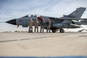 Tornado-Jet der Bundeswehr auf der Airbase Al-Asrak in Jordanien.