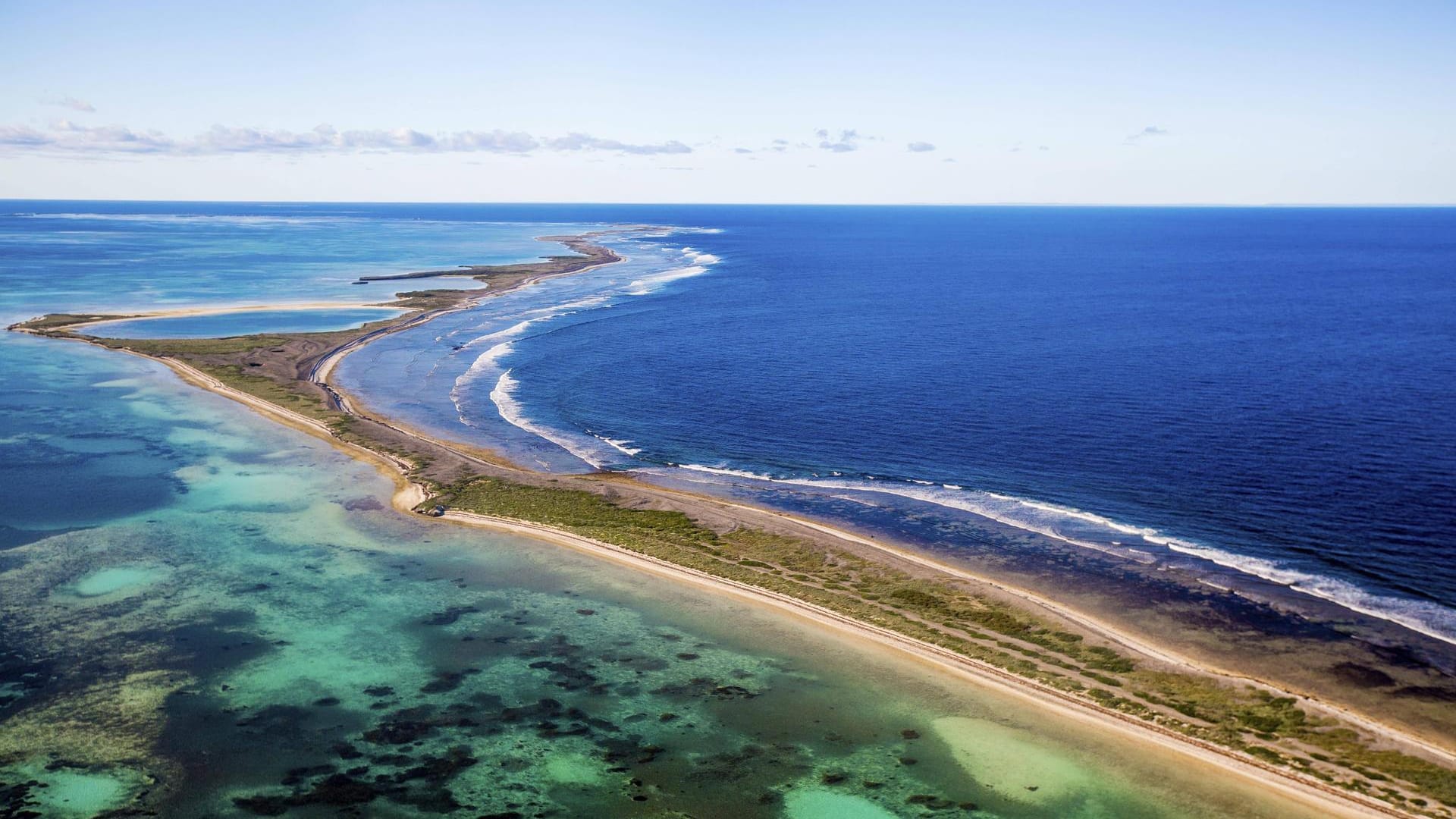 Das Houtman-Abrolhos-Archipel vor der Westküste Australiens: Hier lief die Yacht auf Grund. Das Houtman-Abrolhos-Archipel vor der Westküste Australiens: Hier lief die Yacht auf Grund.