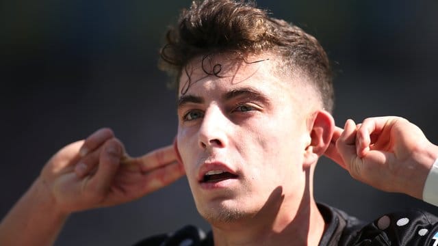 Das hört man gern: Bundestrainer Joachim Löw sagt Kai Havertz eine große Zukunft im DFB-Team voraus. Das hört man gern: Bundestrainer Joachim Löw sagt Kai Havertz eine große Zukunft im DFB-Team voraus.