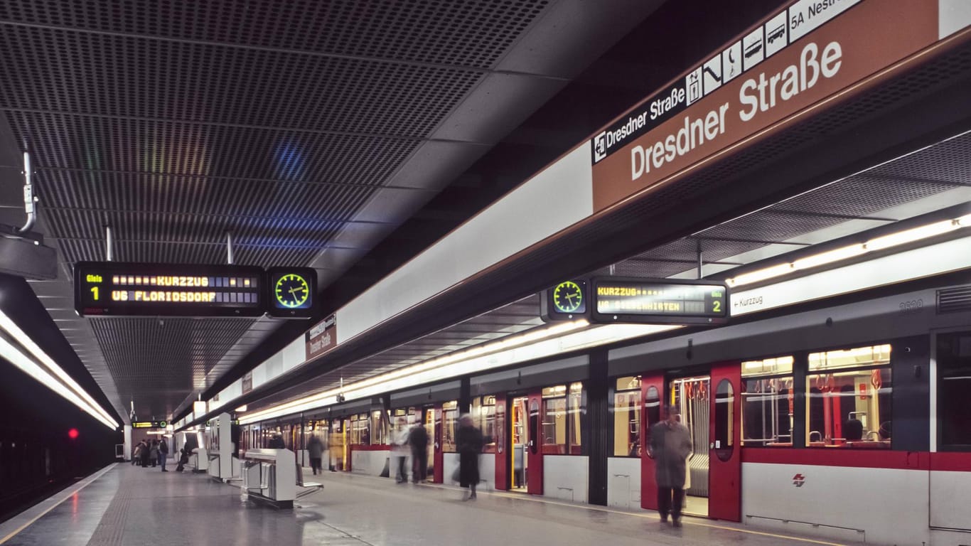 U-Bahn-Linie 6 in Wien: In der österreichischen Hauptstadt kostet ein Jahresticket für den öffentlichen Nahverkehr 365 Euro.