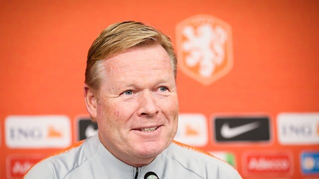 Sieht keine besondere Brisanz im Spiel gegen Deutschland: Ronald Koeman, Trainer der Niederlande. Sieht keine besondere Brisanz im Spiel gegen Deutschland: Ronald Koeman, Trainer der Niederlande.