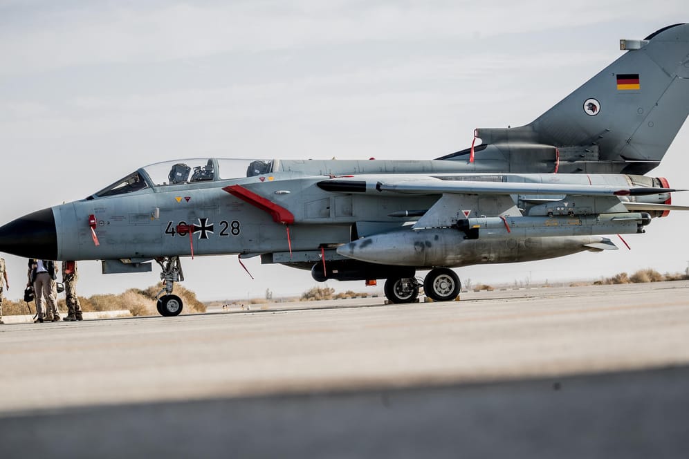 Ein Tornado-Jet der Bundeswehr in Al-Asrak, Jordanien: Ein schneller Abzug ist nicht in Sicht.