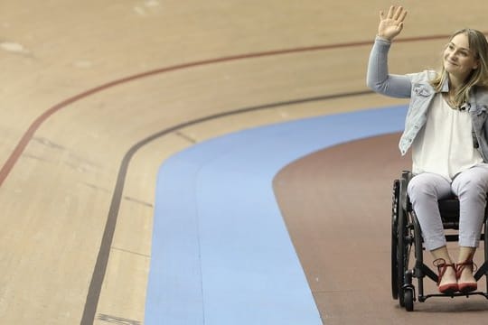 Hat ihren 2013 aufgestellten Bahnrad-Weltrekord über 200 Meter an die Kanadierin Kelsey Mitchell verloren: Kristina Vogel.