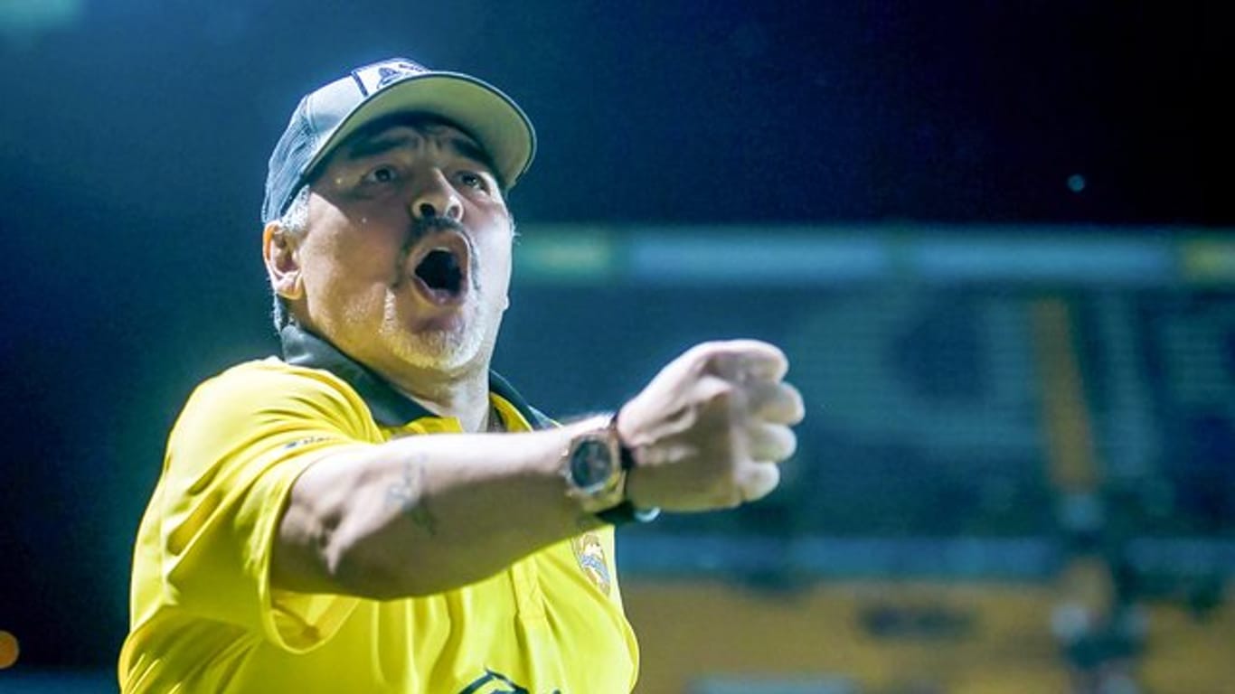 Wird Trainer des argentinischen Erstligavereins Gimnasia y Esgrima: Diego Maradona.