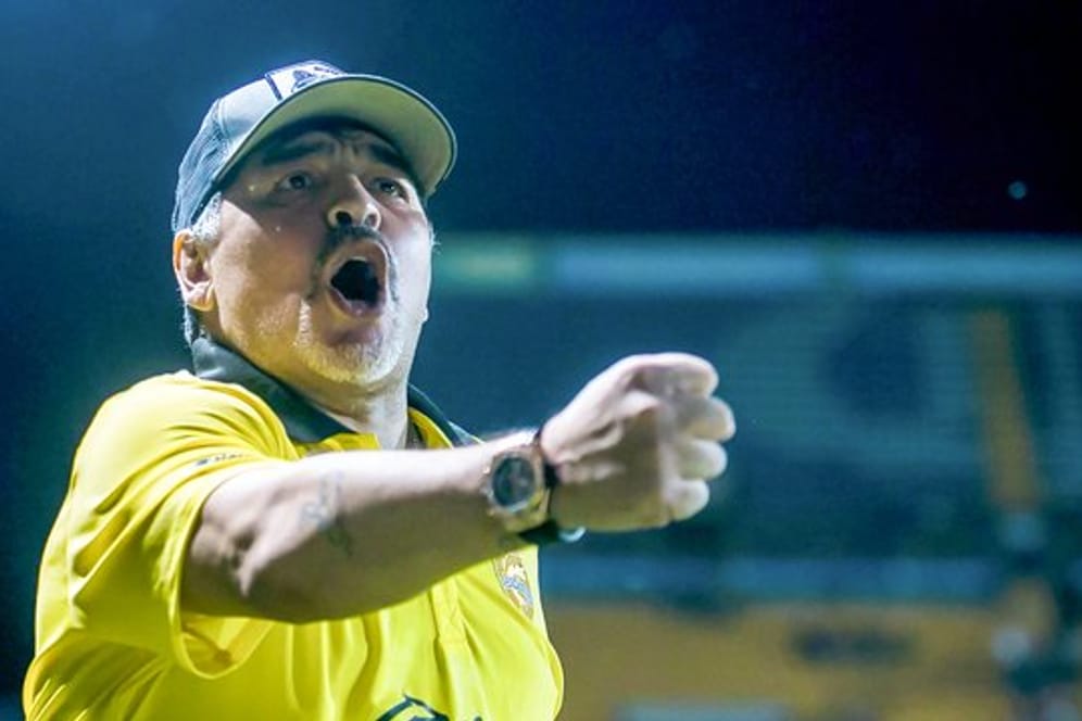 Wird Trainer des argentinischen Erstligavereins Gimnasia y Esgrima: Diego Maradona.