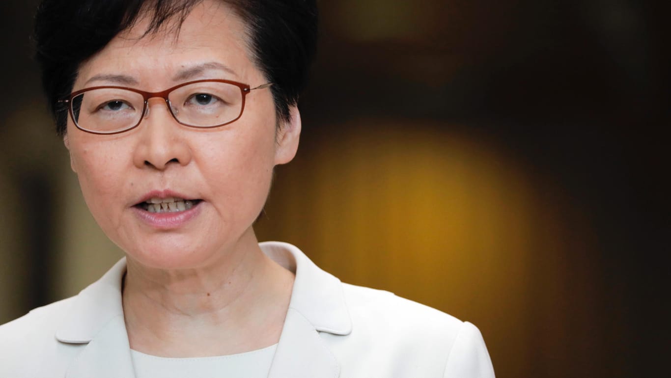 Hongkongs Regierungschefin Carrie Lam.