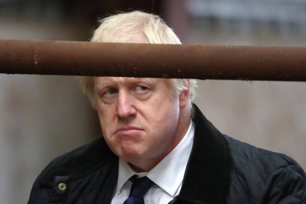 Gute Laune sieht anders aus: Boris Johnson am Freitag bei einem Besuch in Schottland.