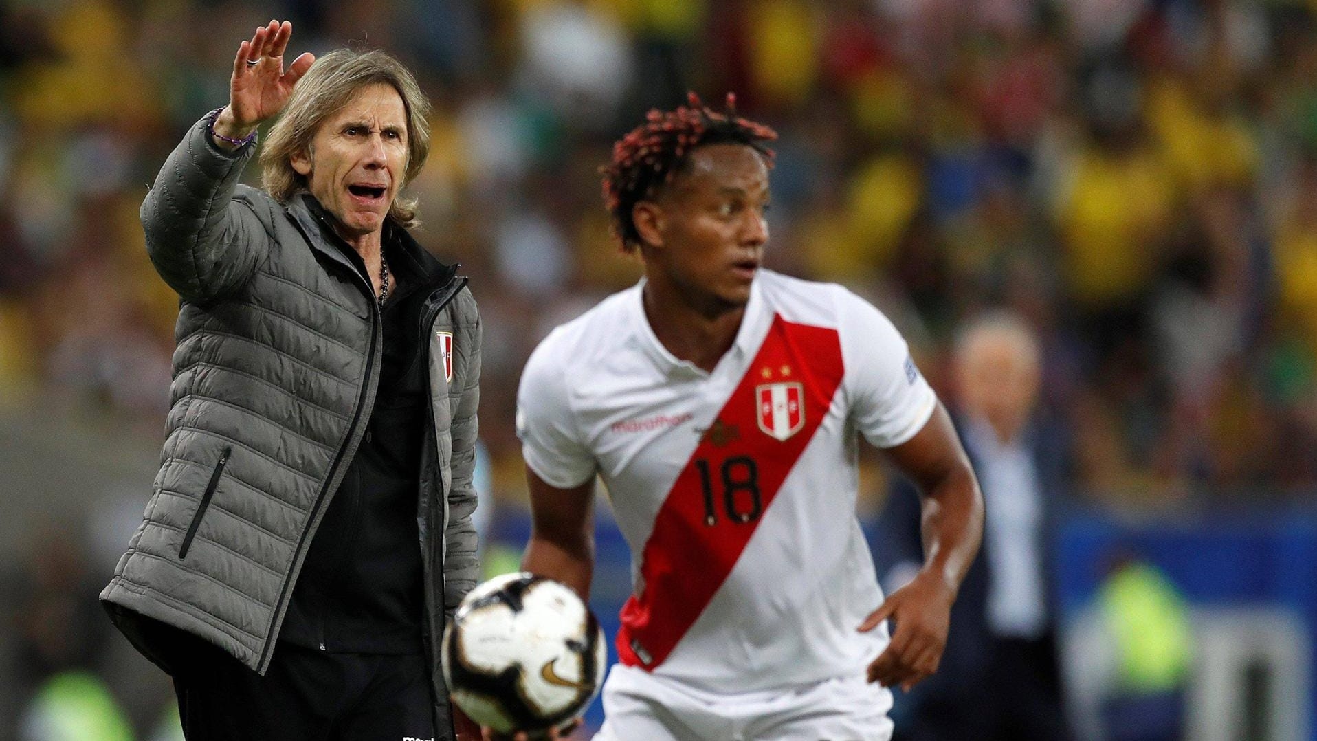 Peru-Trainer Ricardo Gareca gilt als ein Innovator in Sachen Taktik und führte Peru ins Finale der Copa America.