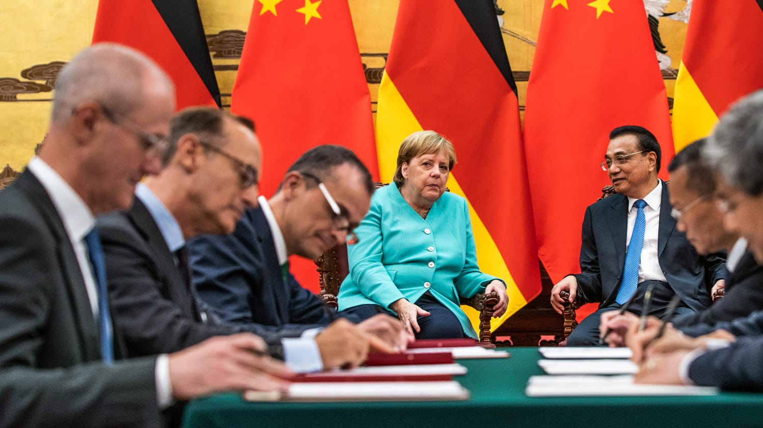 Bundeskanzlerin Merkel in China