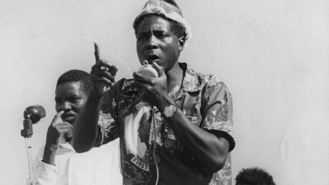 Mugabe als politischer Aktivist im Jahr 1964: Diese Rede führte zu seiner Inhaftierung.