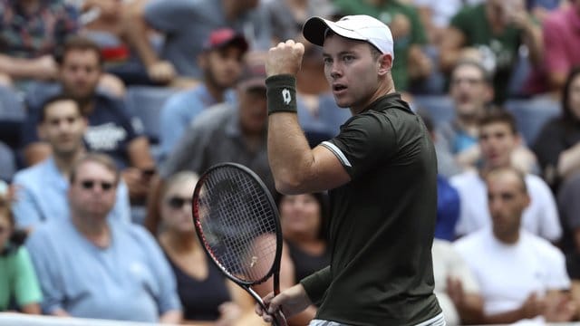 Sorgte bei den US Open mit starken Leistungen für Aufsehen: Dominik Koepfer.