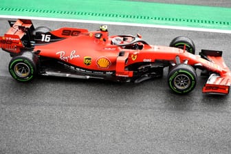 Charles Leclerc: Der Ferrari-Pilot zeigte im Training am Freitag starke Leistungen.