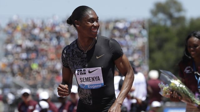 Kann es auch auf dem Fußball-Feld: Caster Semenya.