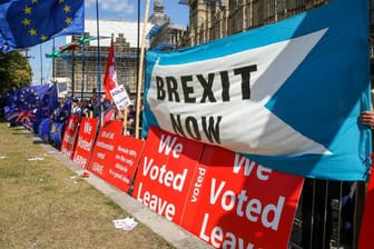 Demonstranten in London