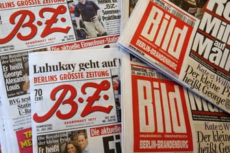 Zeitungen des Axel-Springer-Verlags: Berichten zufolge ist jede fünfte Stelle in der "Bild"-Redaktion vom Stellenabbau bedroht.