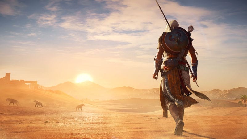 Das Bild zeigt eine Szene aus "Assassin's Creed: Origins": Mit dem Abo Uplay+ von Ubisoft können Spieler diesen und andere Titel unbegrenzt zocken.