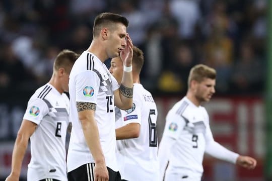 Die deutschen Nationalspieler um Niklas Süle (M.