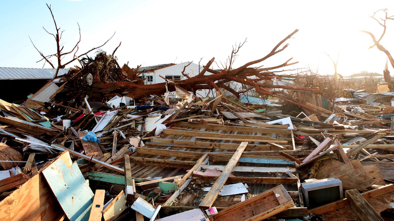 Ein Bild der Zerstörung: Über den Bahamas wütete der Hurrikan "Dorian" besonders schlimm.