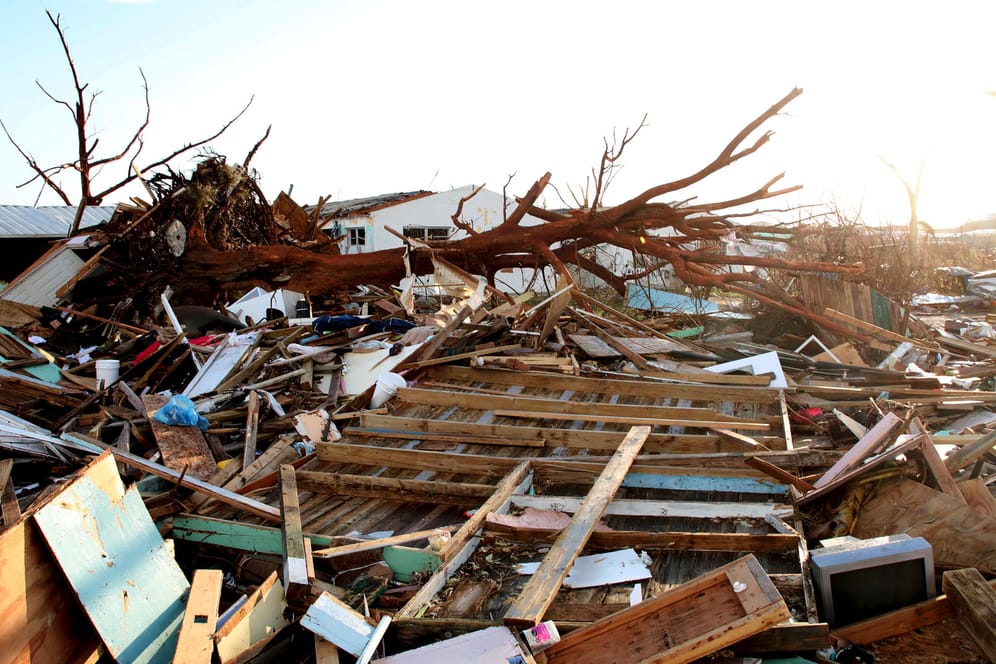 Ein Bild der Zerstörung: Über den Bahamas wütete der Hurrikan "Dorian" besonders schlimm.