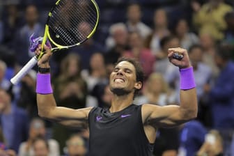 Zum fünften Mal im Endspiel der US Open: Rafael Nadal.