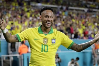 Feierte ein gelungenens Comeback in der Nationalmannschaft: Neymar.