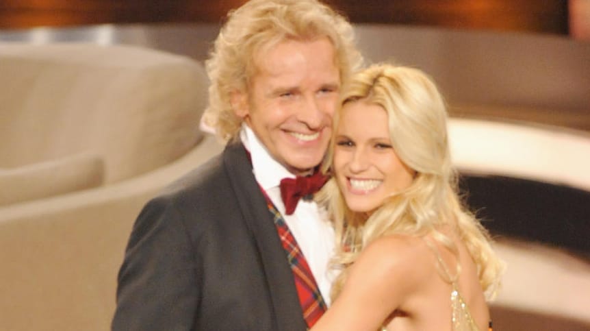 Thomas Gottschalk und Michelle Hunziker: Dieses Foto wurde bei der letzten "Wetten, dass..?"-Show im Jahr 2011 aufgenommen.