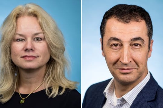 Kirsten Kappert-Gonther und Cem Özdemir wollen für den Fraktionsvorsitz der Grünen im Bundestag kandidieren.