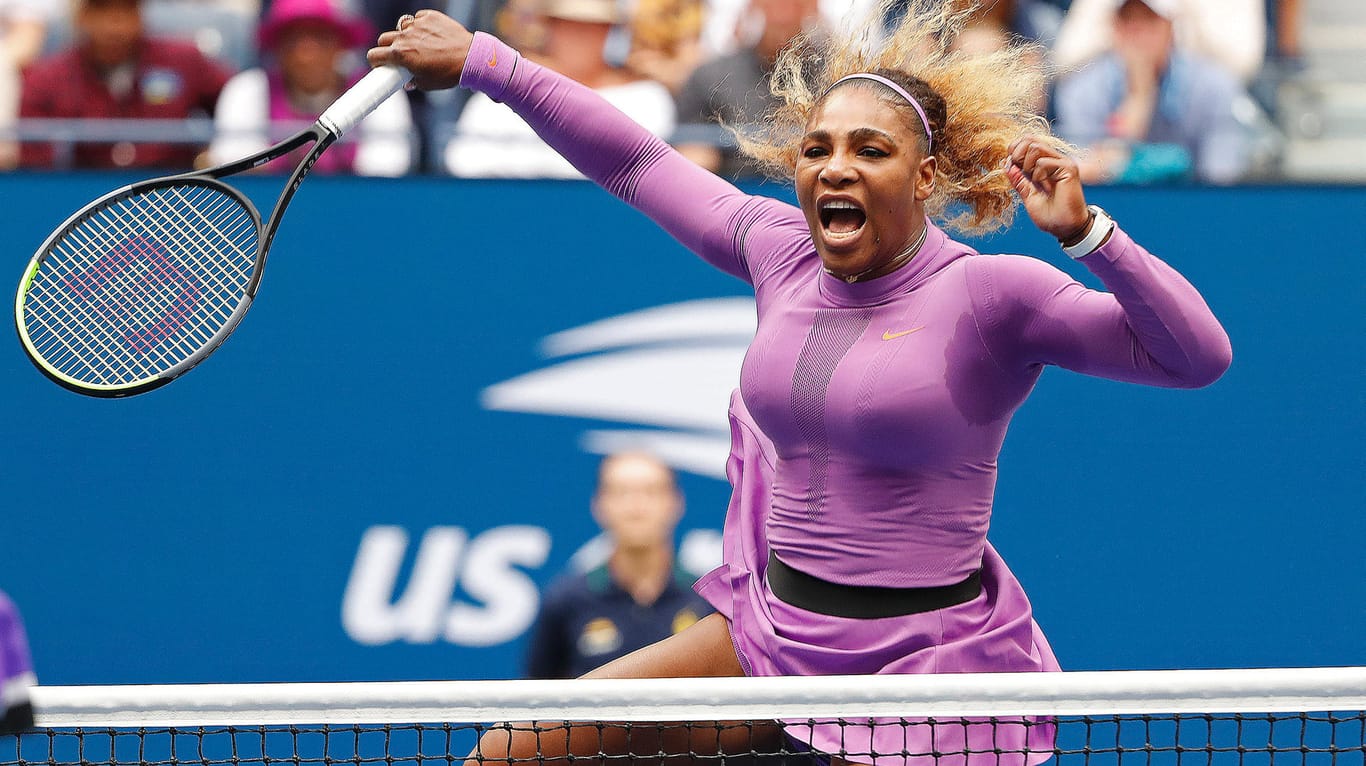 Serena Williams mühte sich vergebens im US-Open-Finale.