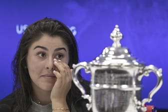 In der Pressekonferenz kamen der US-Open-Siegerin Bianca Andreescu die Tränen.