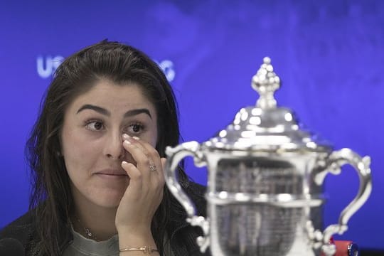 In der Pressekonferenz kamen der US-Open-Siegerin Bianca Andreescu die Tränen.