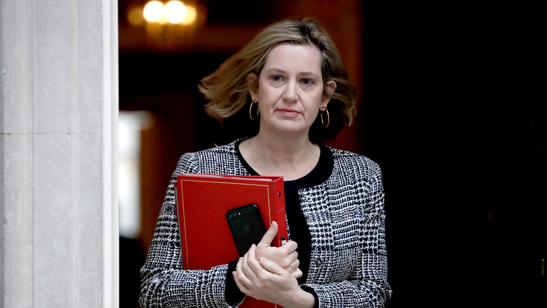 Amber Rudd, ehemalige Arbeitsministerin von Großbritannien: Ihren Rücktritt begründet sie mit dem politischen Kurs Johnsons. Der setze statt auf Verhandlungen mit der EU auf einen No-Deal-Brexit.