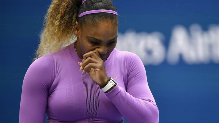 Wie immer fair: Serena Williams gratulierte Andreescu nach dem Match und sagte, dass sie "stolz" auf ihre Kontrahentin sei.