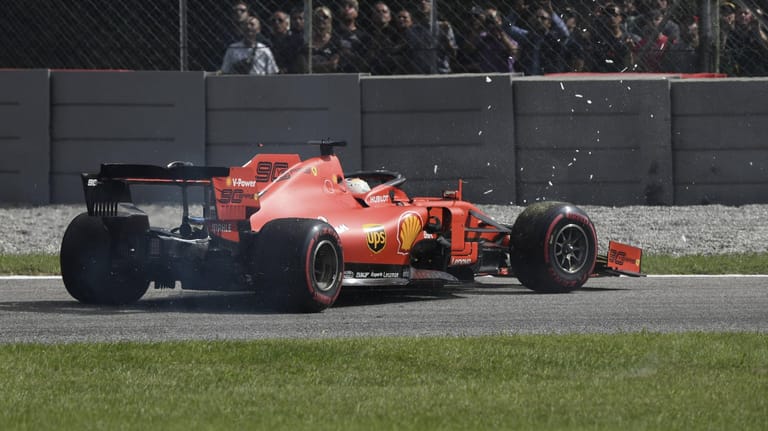 Sebastian Vettel erlebte einen rabenschwarzen Tag.