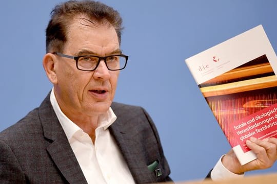 Bundesentwicklungsminister Gerd Müller: "Faire Lieferketten sind möglich.