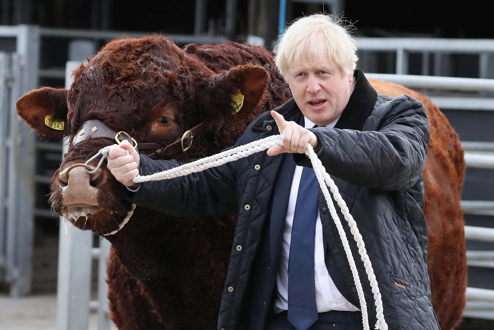 Boris Johnson besucht eine Farm in Schottland: Was plant der britische Premierminister, um eine Brexit-Verschiebung doch noch zu verhindern?