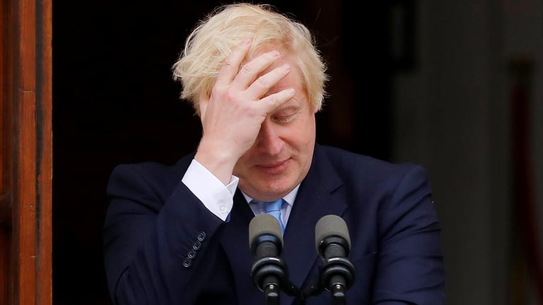 Der britische Premierminister Boris Johnson: Für ihn wird es immer schwieriger, seinen kompromisslosen Brexit-Kurs durchzudrücken.