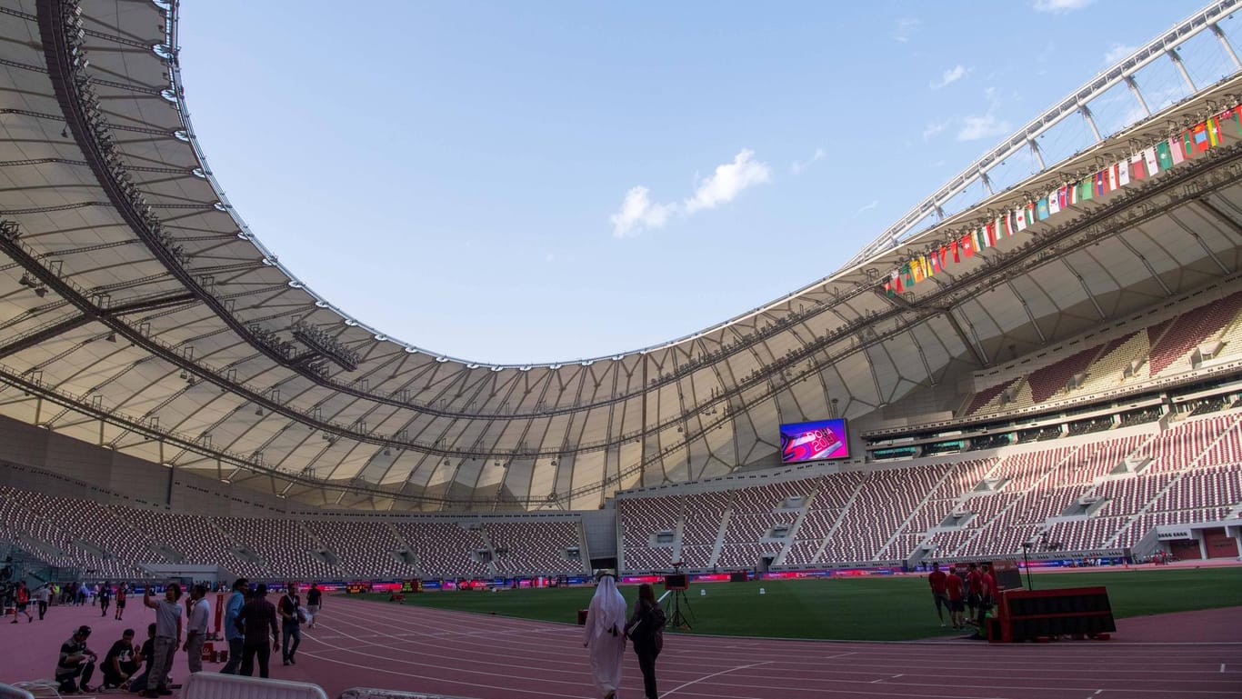 Leichtathletik-WM 2019: Die Wettbewerbe finden im Khalifa International Stadium statt.