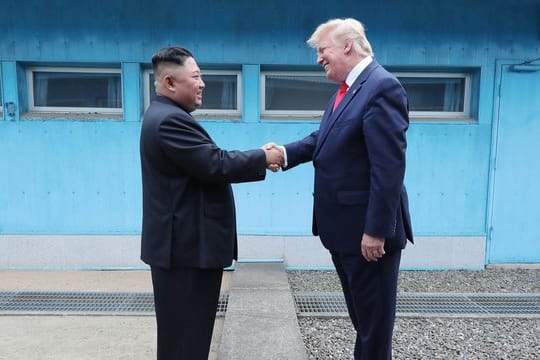 Kim Jong Un und Donald Trump hatten Ende Juni bei einem kurzen Treffen an der innerkoreanischen Grenze Verhandlungen vereinbart.