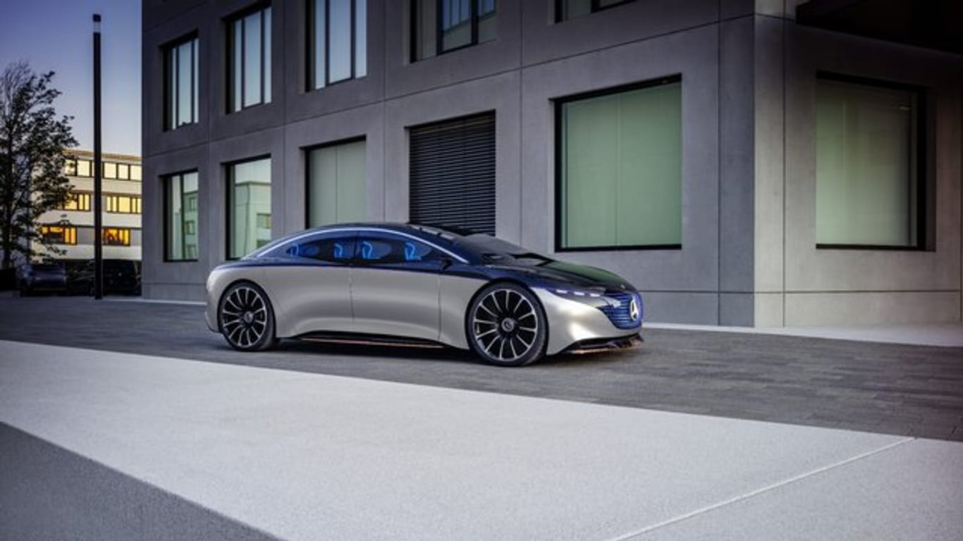 Die Studie Vision EQ S: So stellt sich Mercedes die elektrische Zukunft in der automobilen Oberklasse vor.