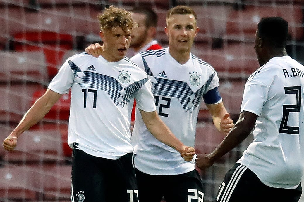 Robin Hack erzielte in der 1. Halbzeit einen lupenreinen Hattrick.