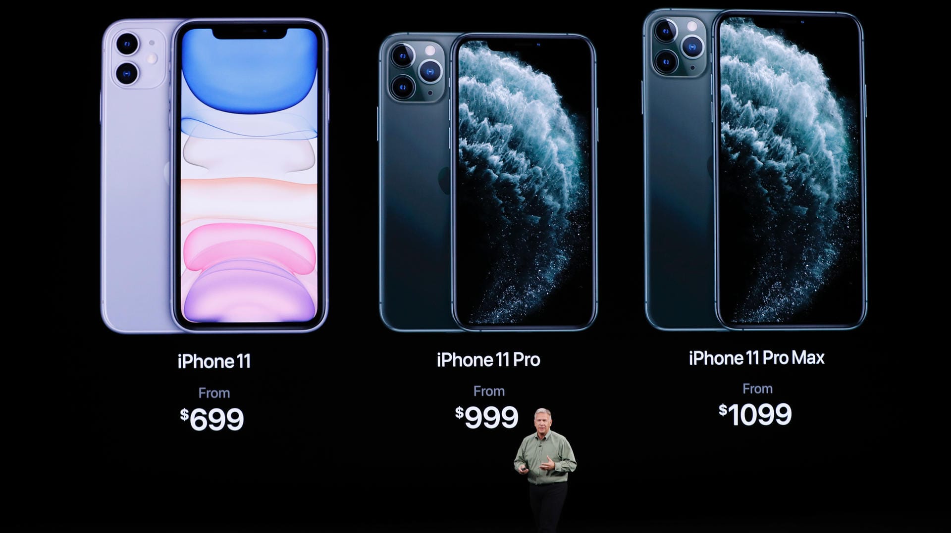 Die drei neuen iPhones: Apple hat am Dienstag Neuigkeiten zu seinen Smartphones verkündet.