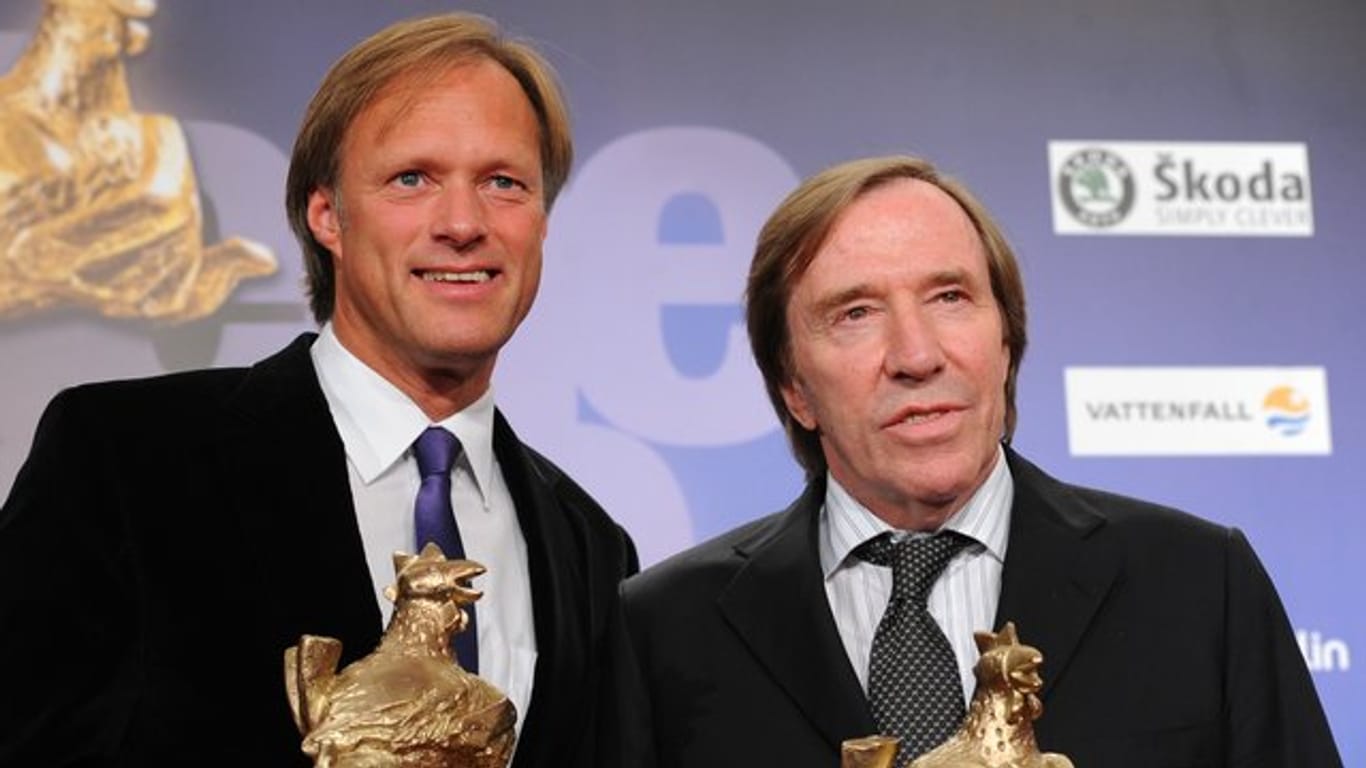Gerhard Delling (l) und Günter Netzer haben dreizehn Jahre gemeinsam moderiert.