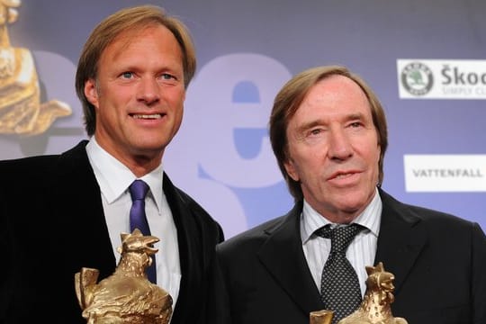 Gerhard Delling (l) und Günter Netzer haben dreizehn Jahre gemeinsam moderiert.