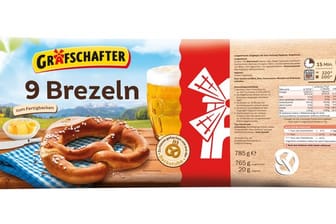 Lidl ruft das Produkt "Grafschafter 9 Brezeln zum Fertigbacken, 785 g" zurück.