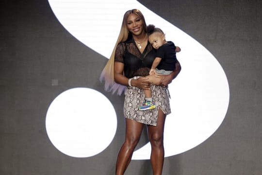 Serena Williams trat mit ihrer Tochter Alexis bei der Fashion Week in New York auf.