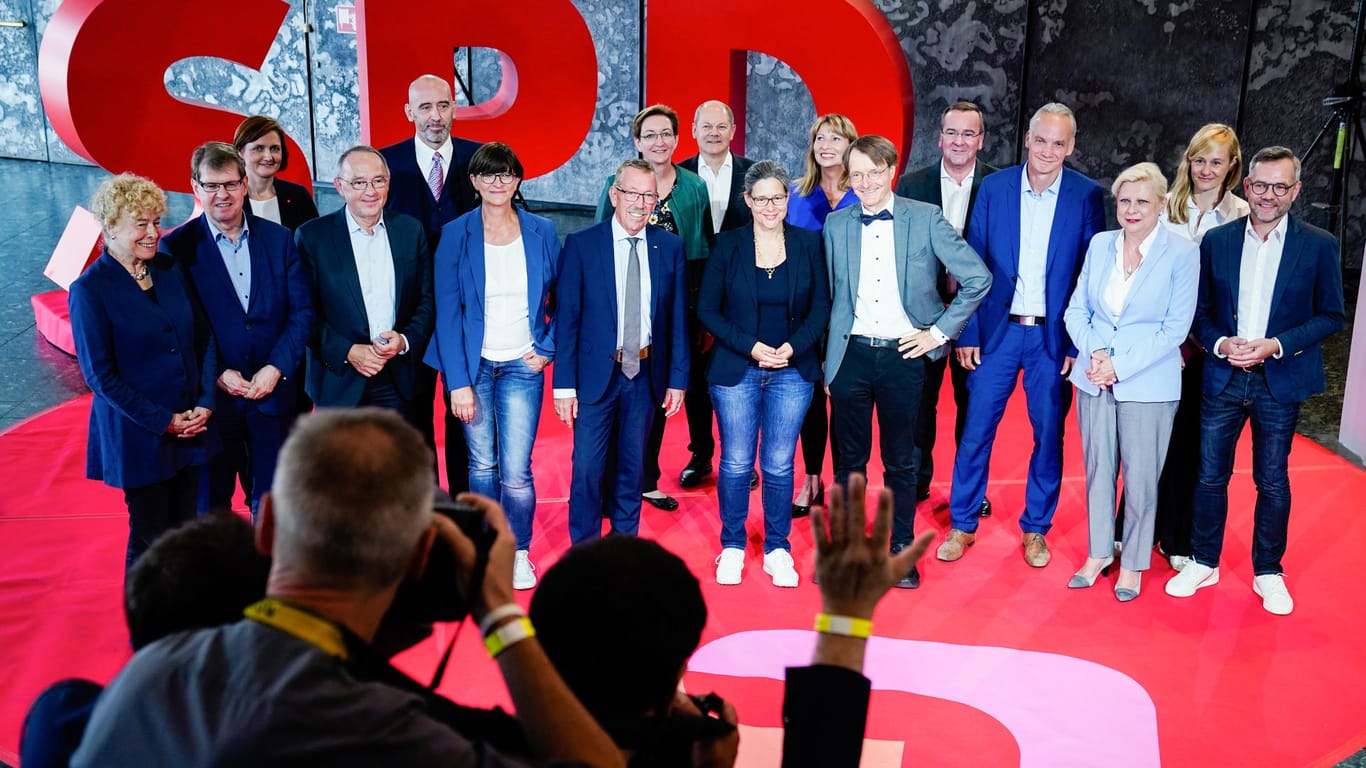 Die Kandidaten für den SPD-Vorsitz.