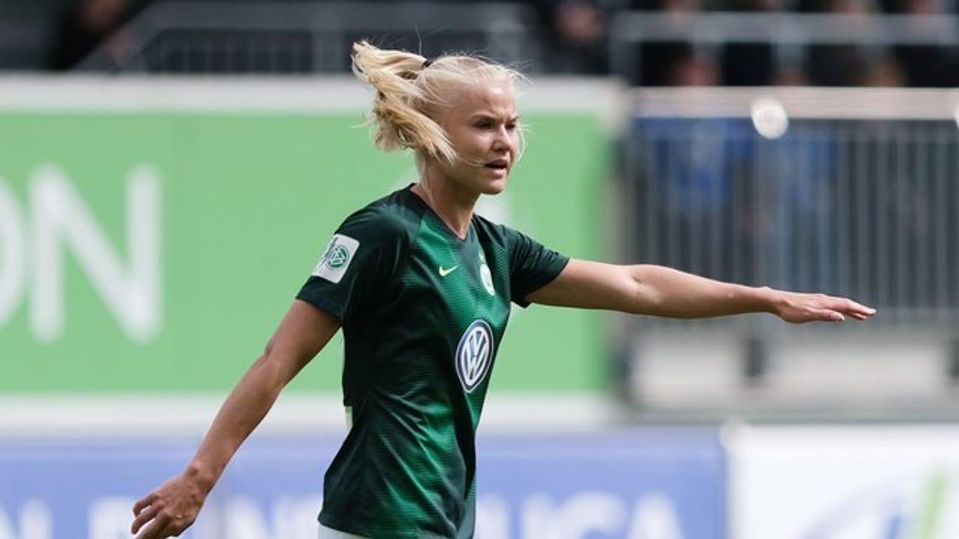 Traf dreifach für Wolfsburg: Pernille Harder.