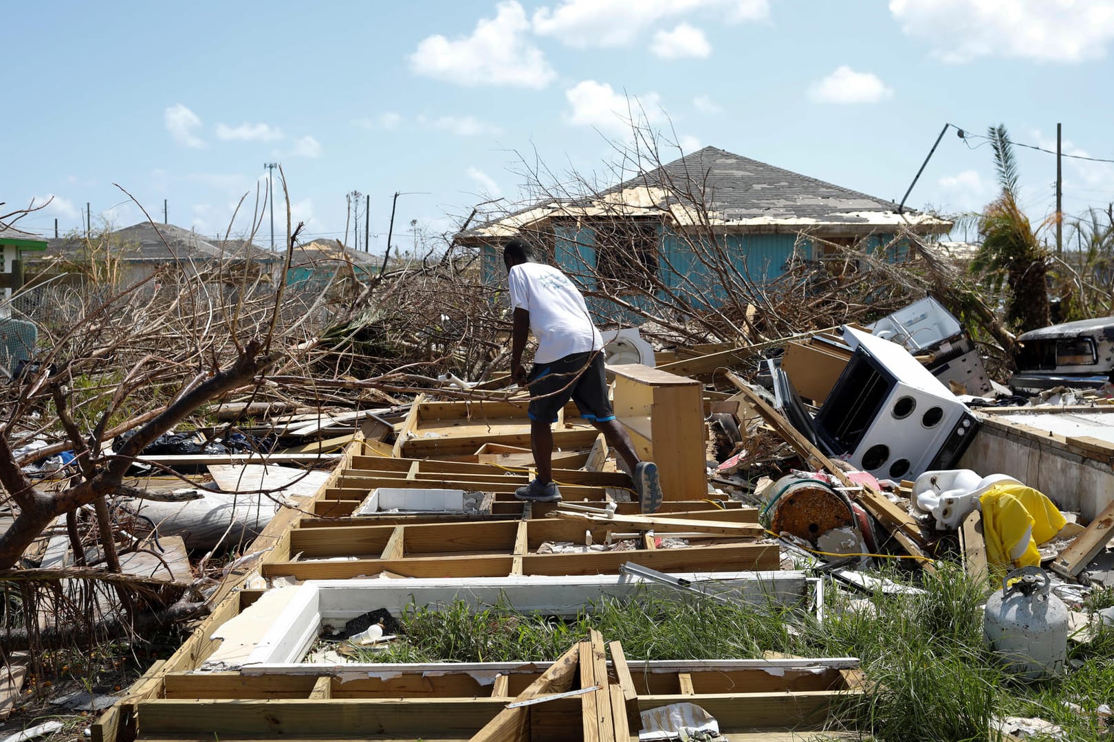 Zerstörung auf den Bahamas nach Hurrikan "Dorian": Noch immer werden rund 2.500 Menschen vermisst.