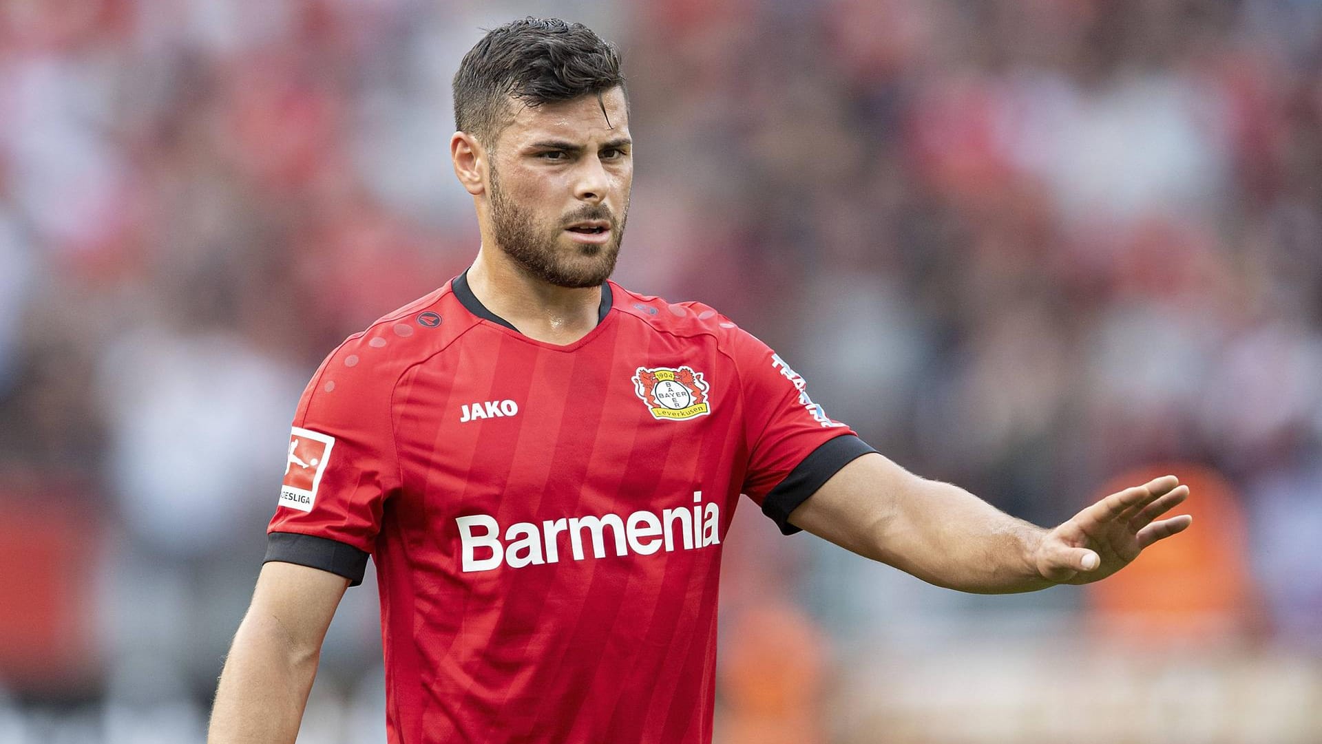 Glaubt nicht mehr an eine DFB-Nominierung: Bayer-Spieler Kevin Volland. Glaubt nicht mehr an eine DFB-Nominierung: Bayer-Spieler Kevin Volland.